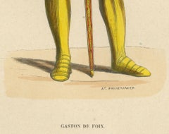 Noble Bearing: Gaston de Foix as Illustrated in 'Costume du Moyen Âge', 1847