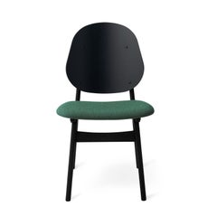 Noble Chair Black Lacquered Beech Dark Cyan by Warm Nordic