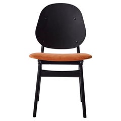 Noble Chair Black Lacquered Beech Rusty Rose by Warm Nordic