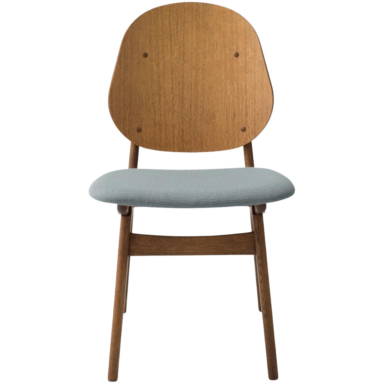 Silla Noble Roble aceitado Gris menta by Warm Nordic
