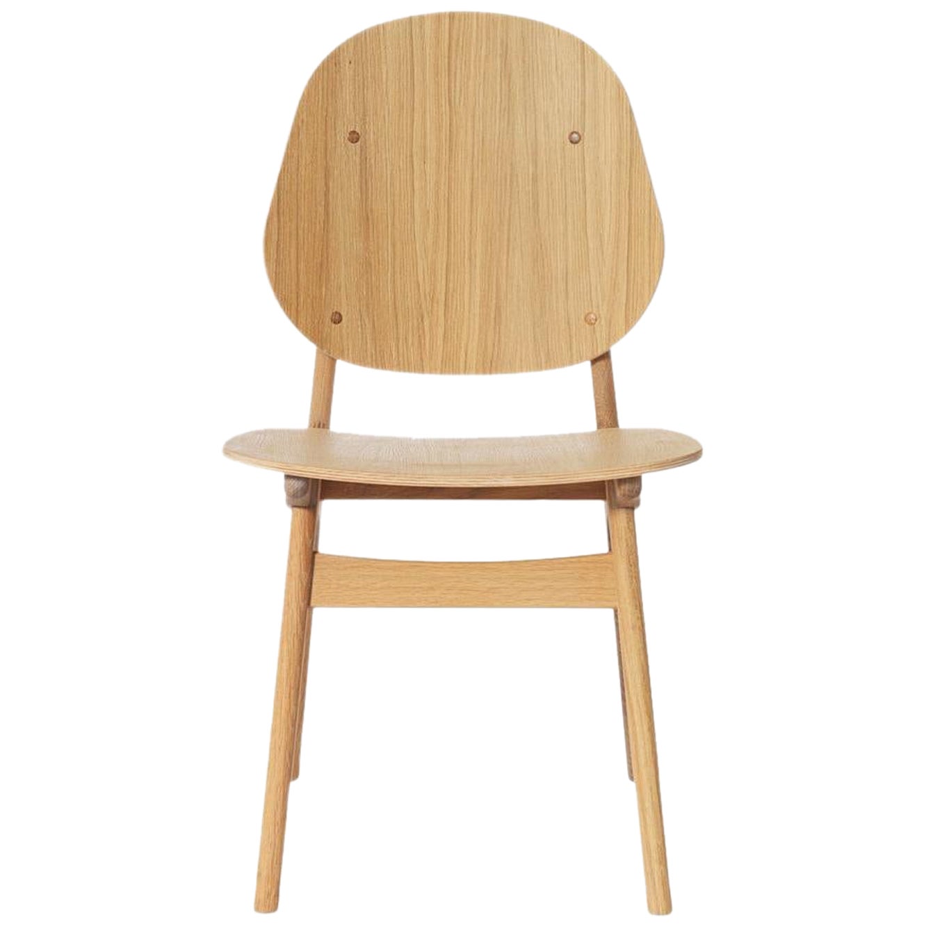 Silla Noble Roble aceitado blanco by Warm Nordic