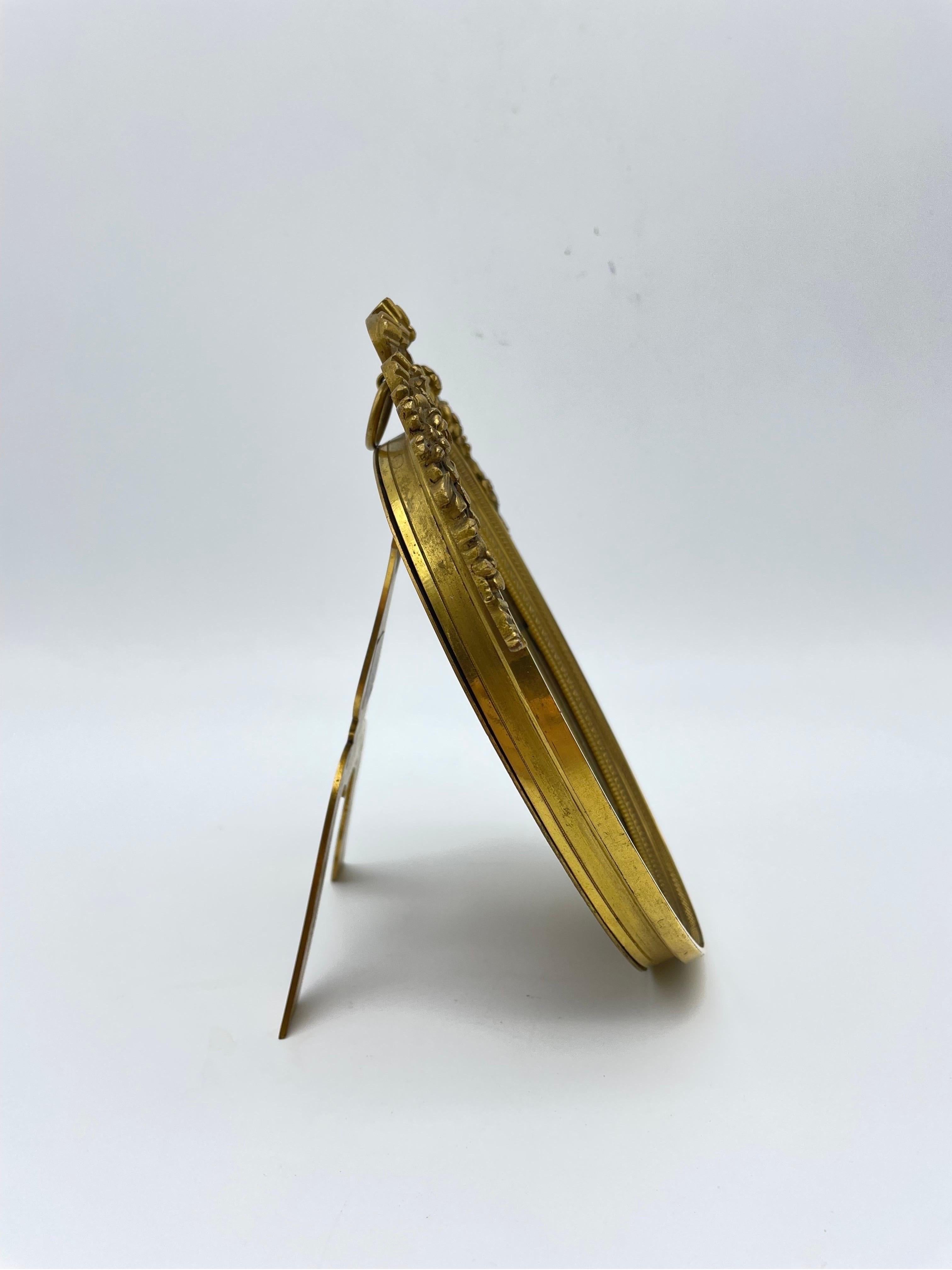 bilderrahmen oval schwarz