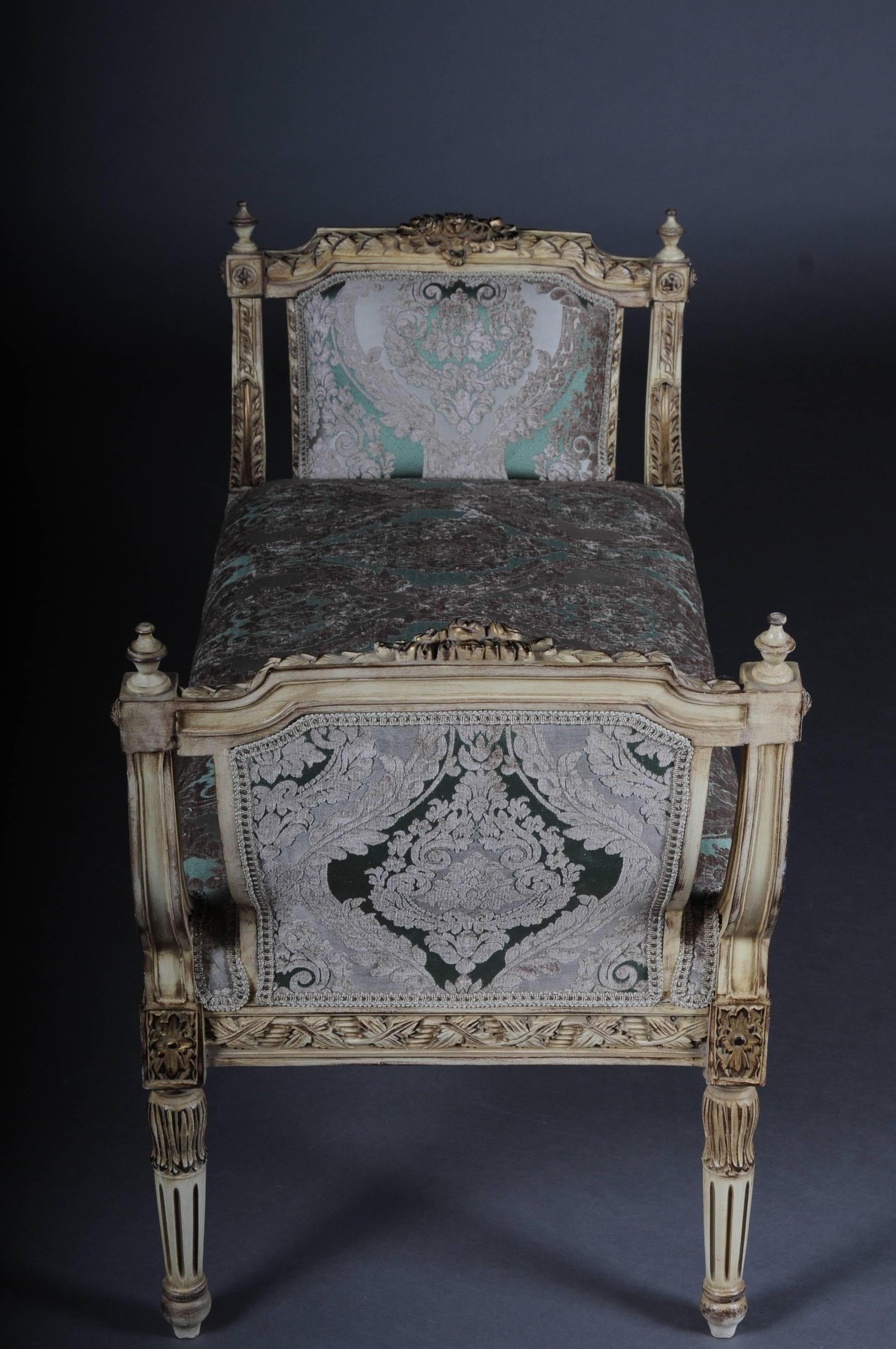 Banc français Noble, Gondola en Louis Seize xvi Bon état - En vente à Berlin, DE