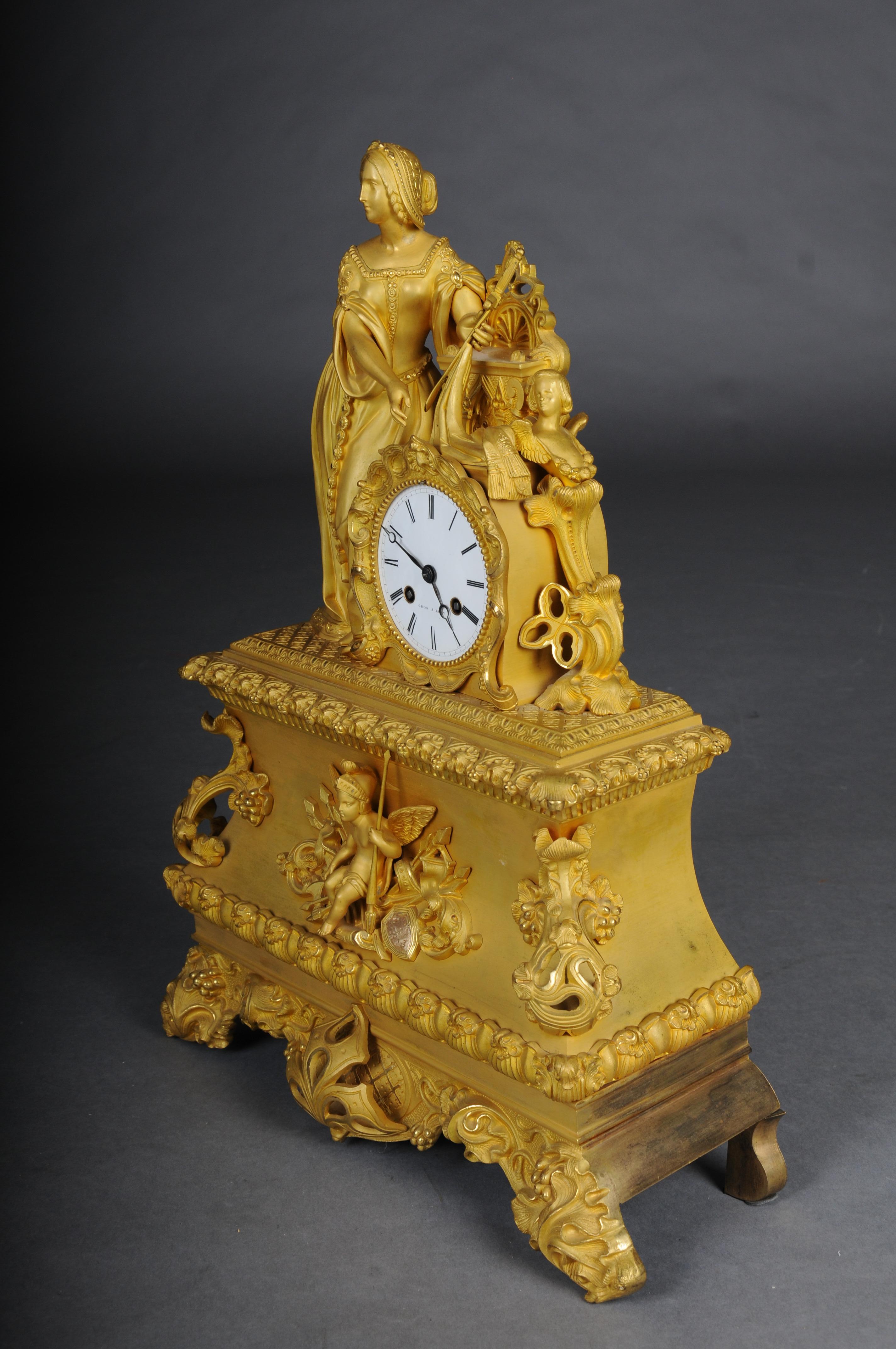 Edle Pendule/Manteluhr Napoleon III 