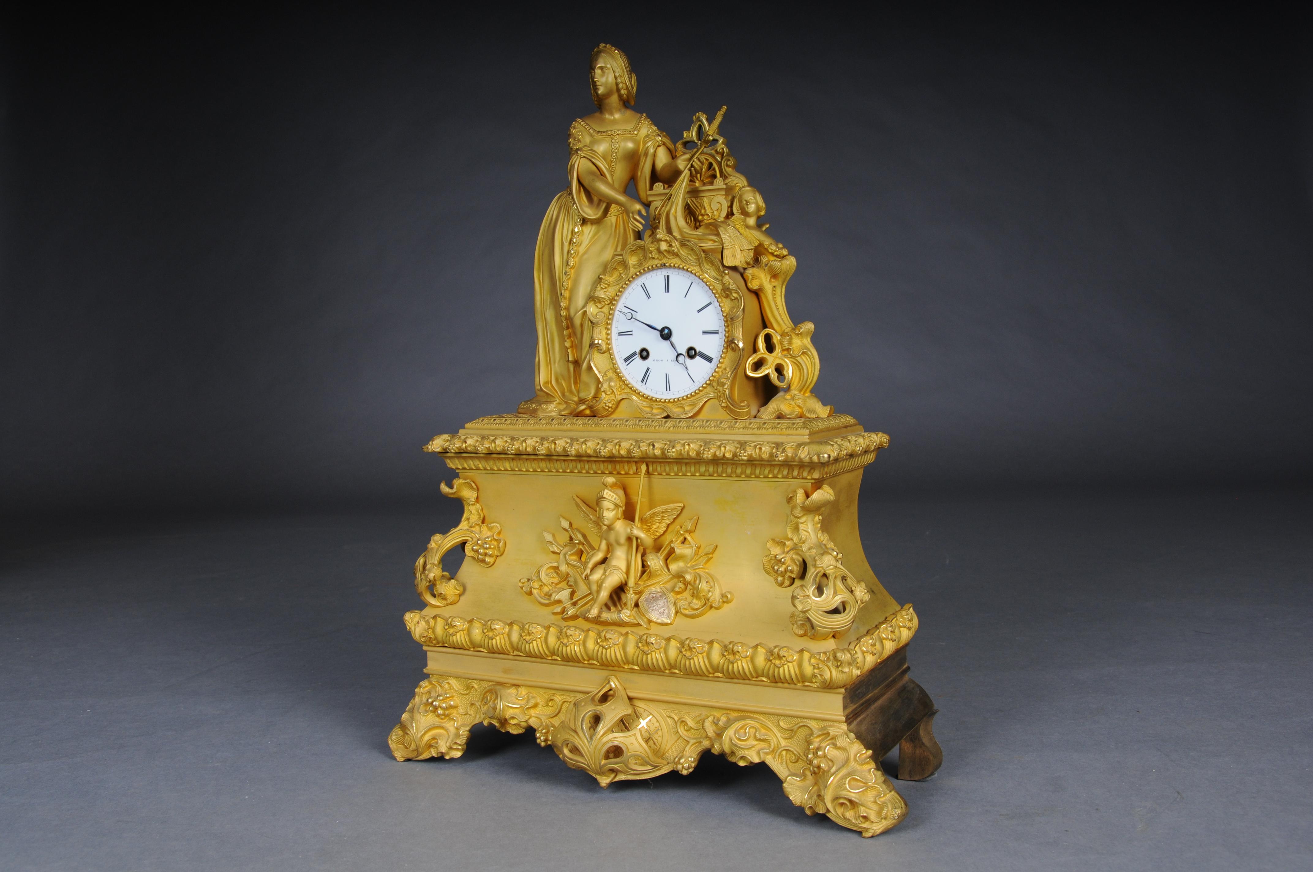 Edle Pendule/Manteluhr Napoleon III 