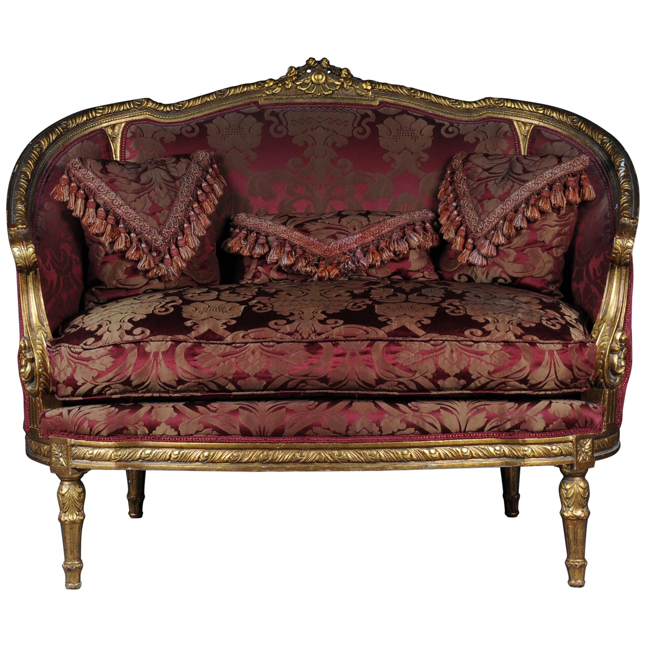 Noble Sofa / Canapes / Couch in Rococo / Louis XVI Style