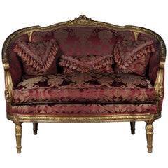 Noble Sofa / Canapes / Couch im Rokoko- / Louis XVI-Stil