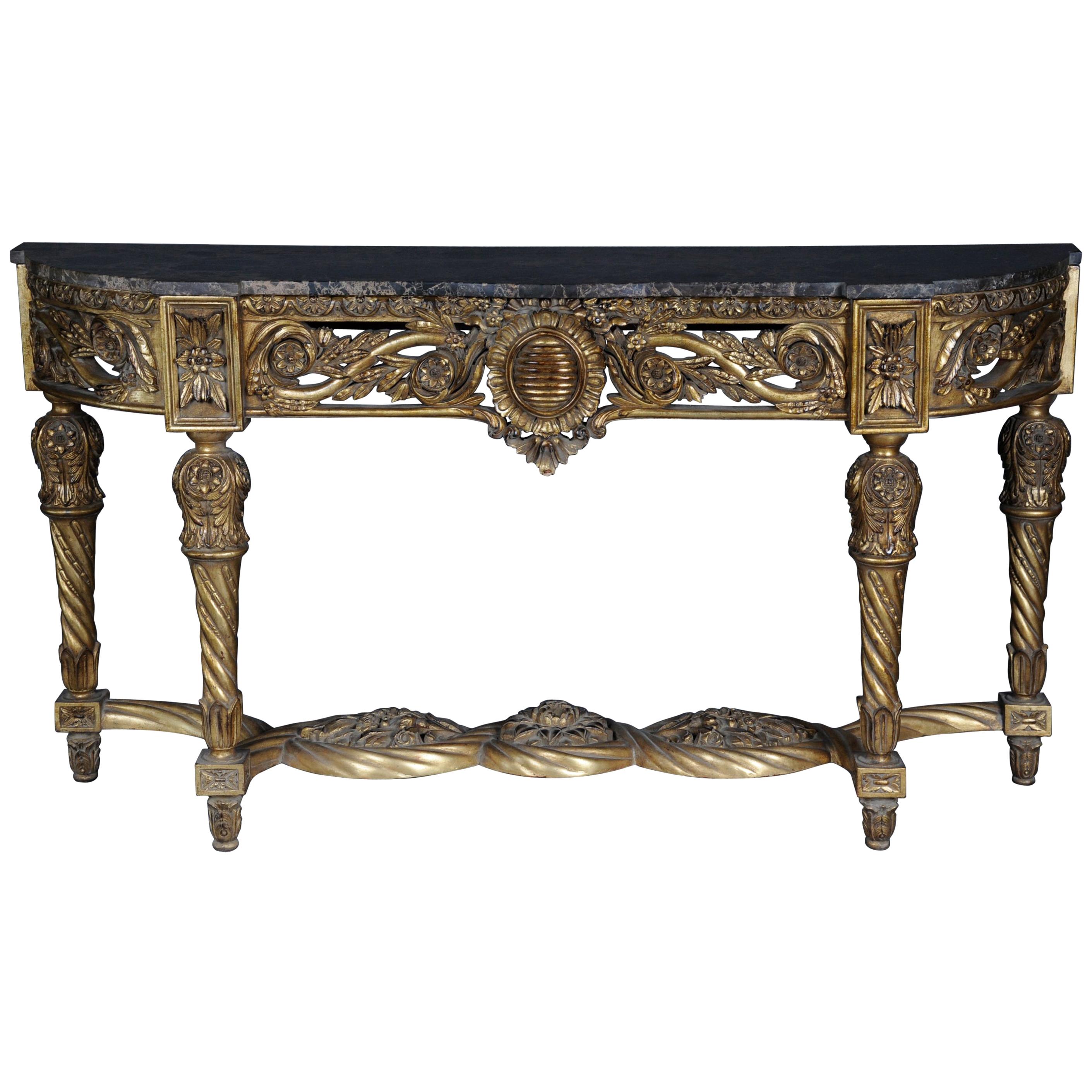 Noble Splendor Console, Sideboard Table in Louis XVI For Sale