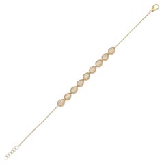 Noble Vintage 14K (or 18k upon request) Yellow Gold Charm Bracelet