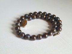 Noblesse Oblige Studio 14mm Boulder Opal Beaded Necklace, 19 Inches