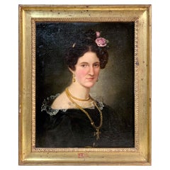 Noblewoman Portrait, Oil on Canvas