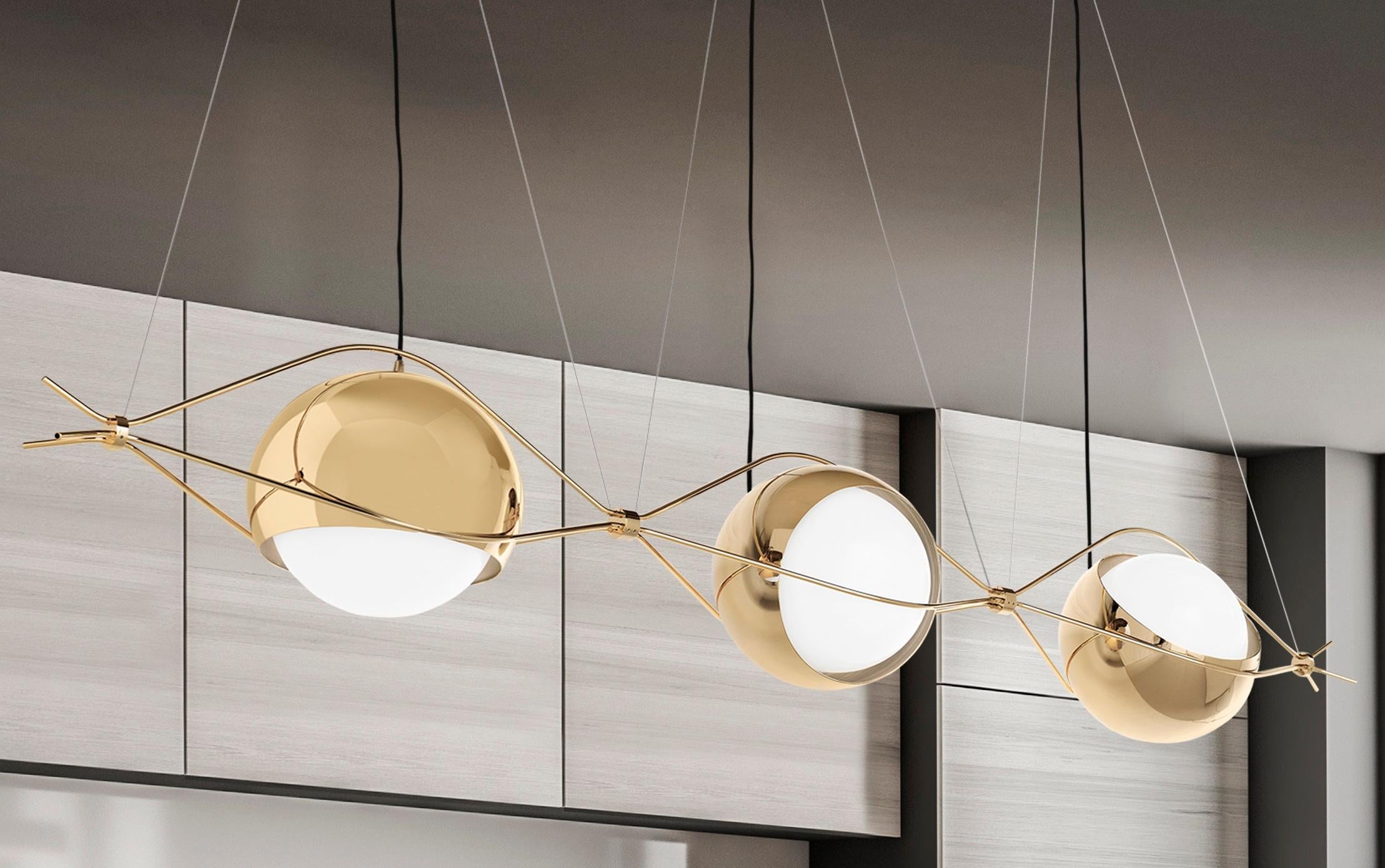 Postmoderno Lampada a sospensione Nobody S3 di Euroluce Lampadari in vendita