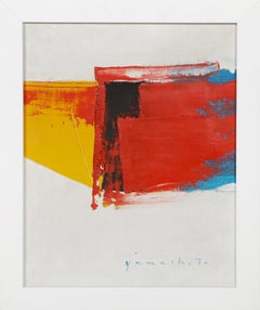 Color Study, Abstract Expressionist Oil Painting by Noboru Yamashita