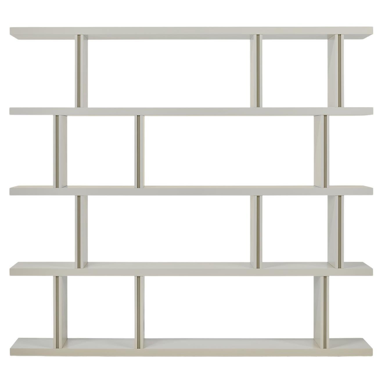 NOBRE Bookcase Lacquered in Custom Colors For Sale