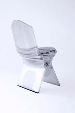 Chaise de salle à manger moderne Manuel Jiménez Nagami Imprimé en 3D en plastique recyclé