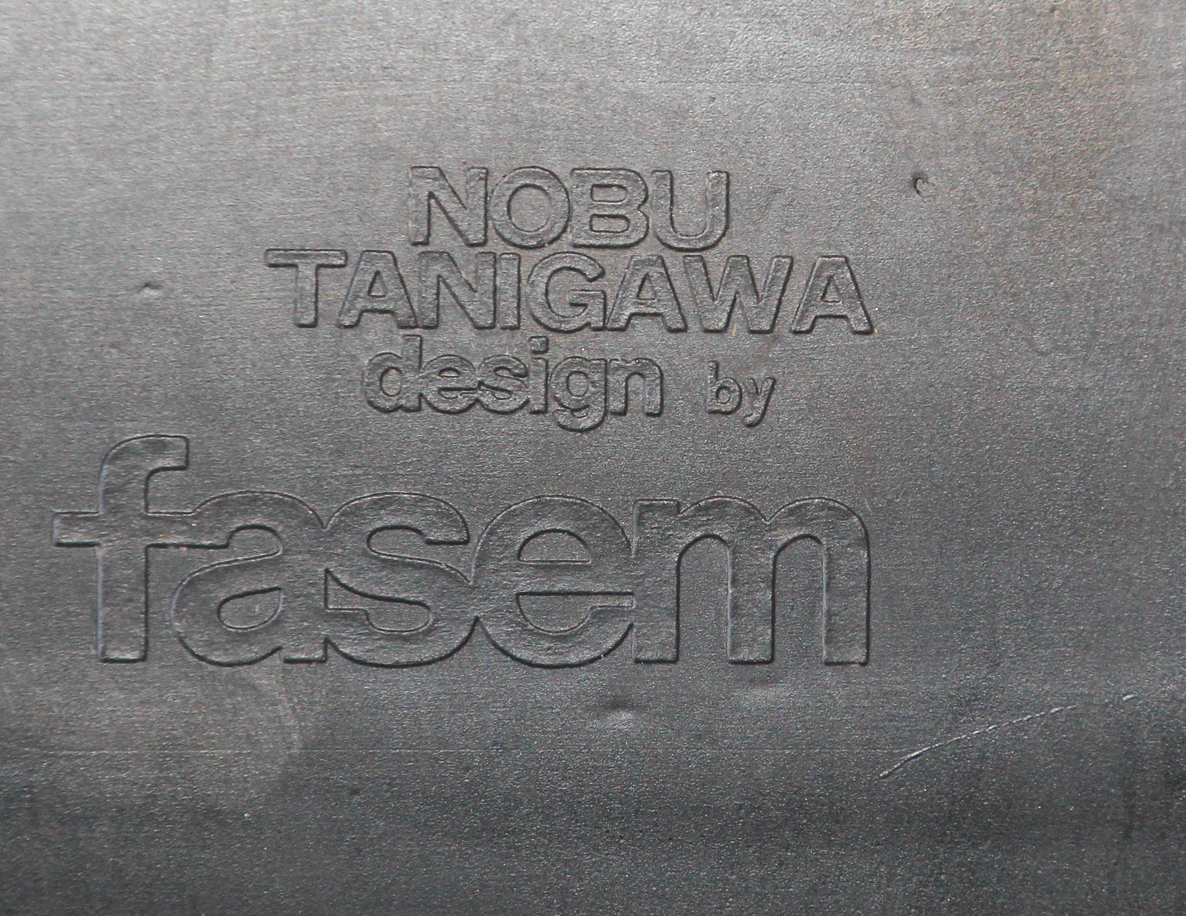 Tabourets de bar noirs à dossier « Nardis » de Nobu Tanigawa pour Fasem Italy, lot de deux en vente 10