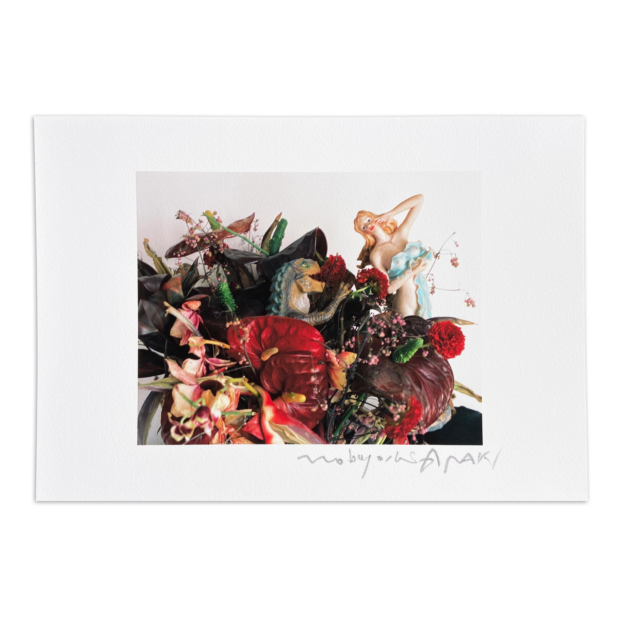 Nobuyoshi Araki Color Photograph - Flower/Doll, Still Life, Contemporary Photography