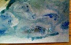 Untitled, Painted Photograph, Landscape Nobuyoshi Araki