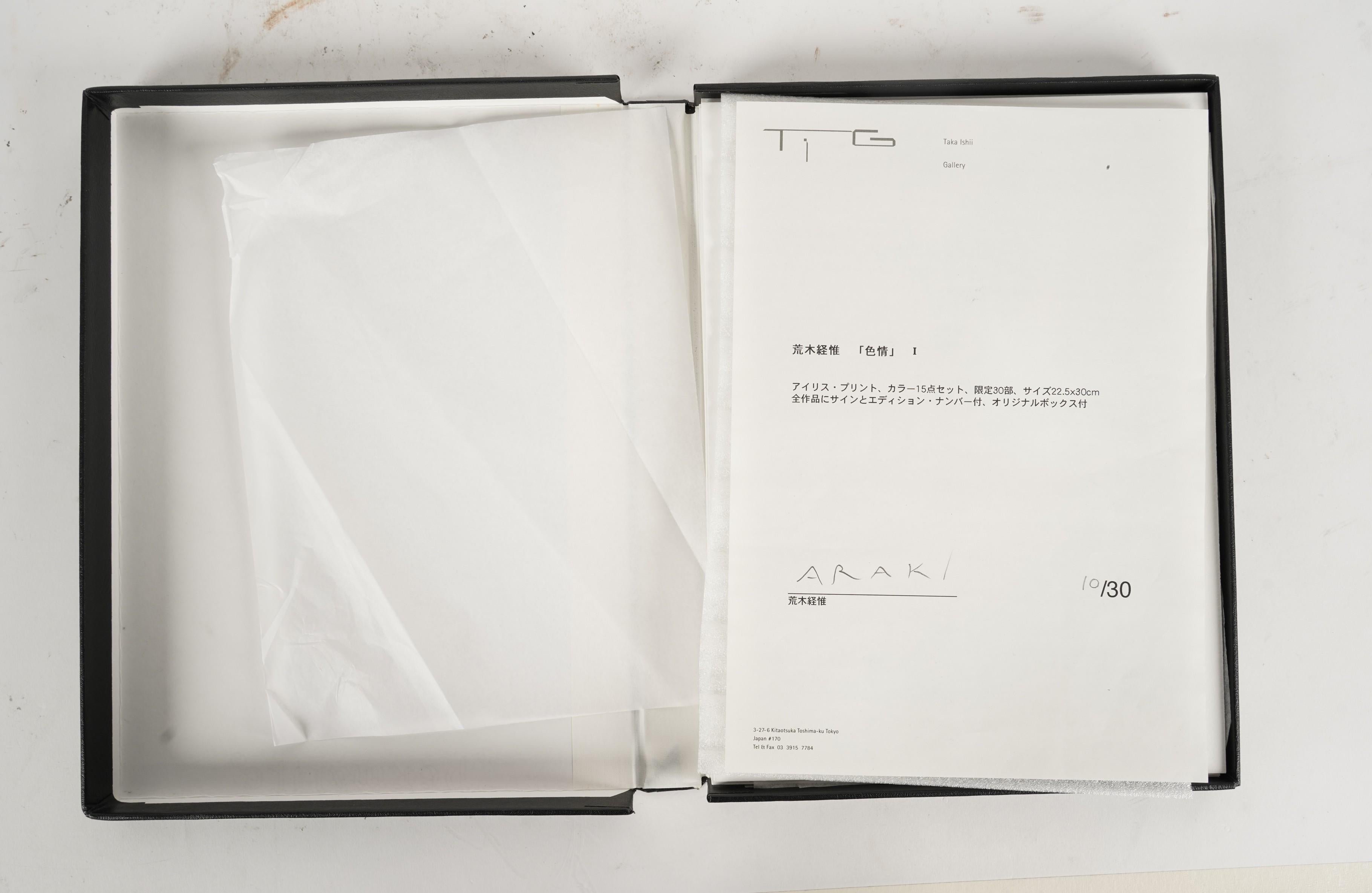 Nobuyoshi Araki Signierte limitierte Auflage Sexual Desire Portfolio I komplettes Set im Angebot 11