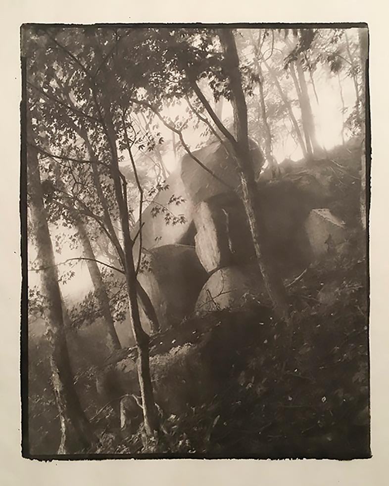 Nobuyuki Kobayashi Black and White Photograph - Okumiya 2 - 21st Century, Platinum/Palladium Print, Contemporary B&W photography