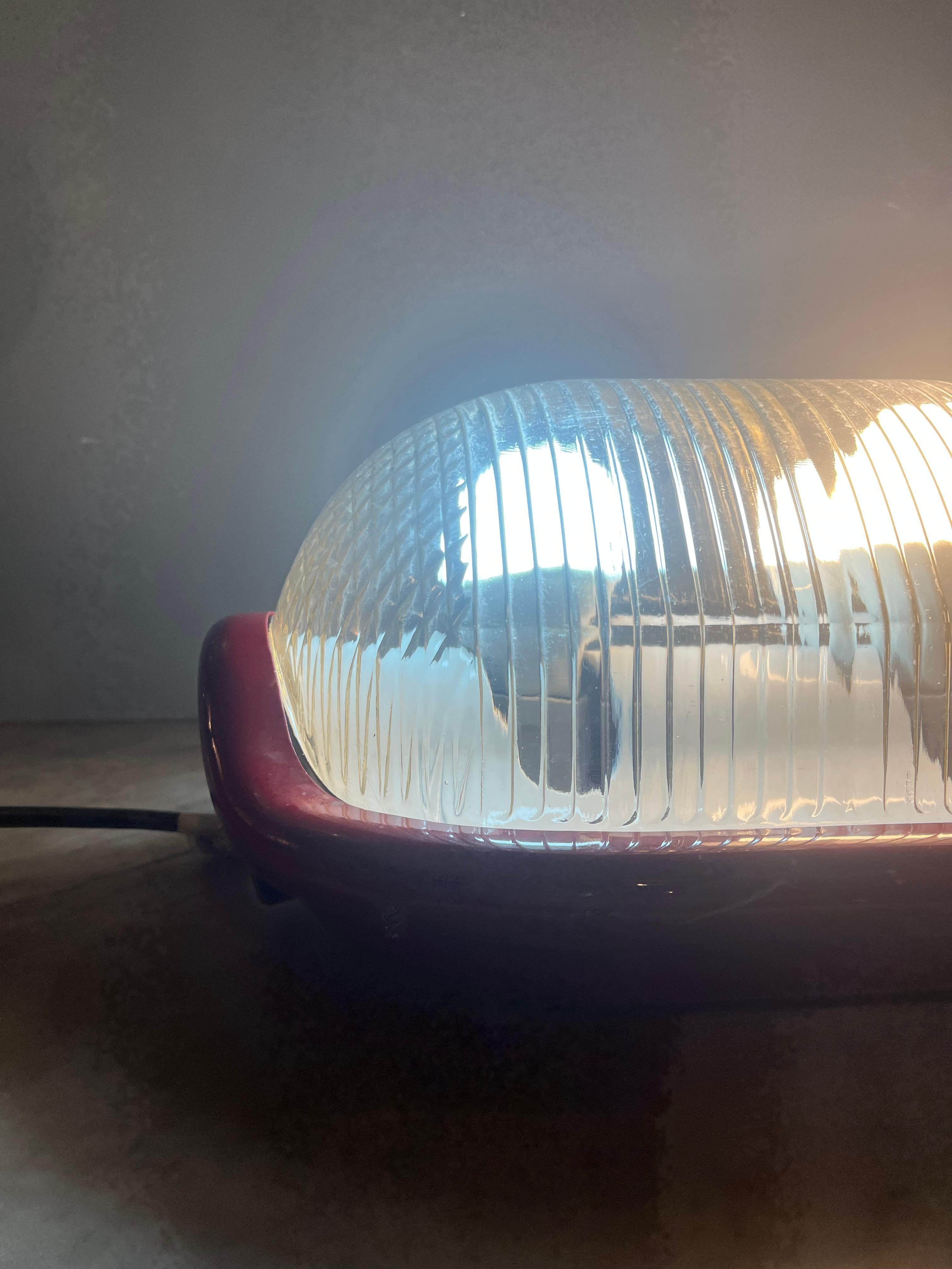 Italian Noce t floor and table lamp by Achille Castiflioni for Flos