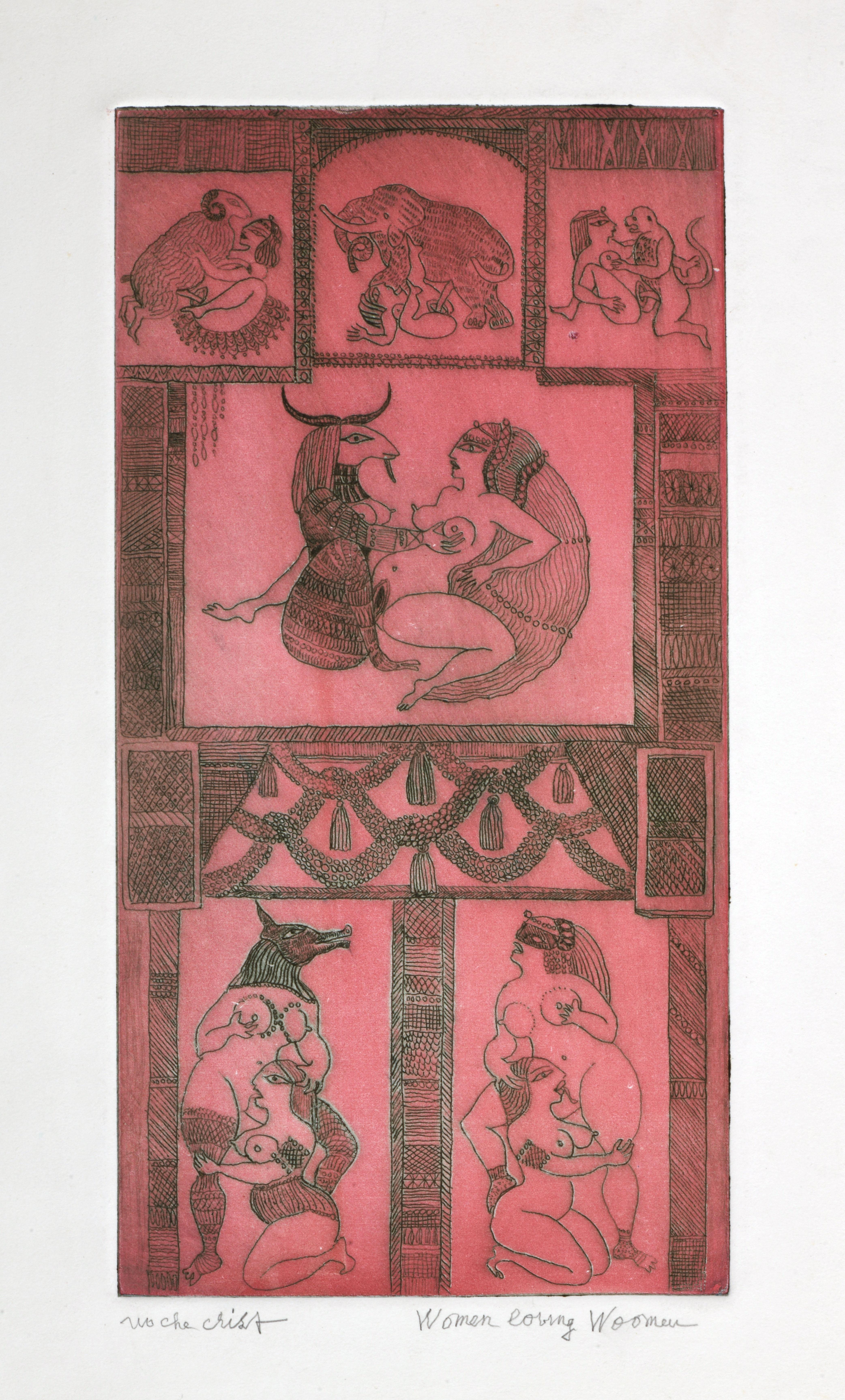 Women Loving Woomen - Print by Noche Crist
