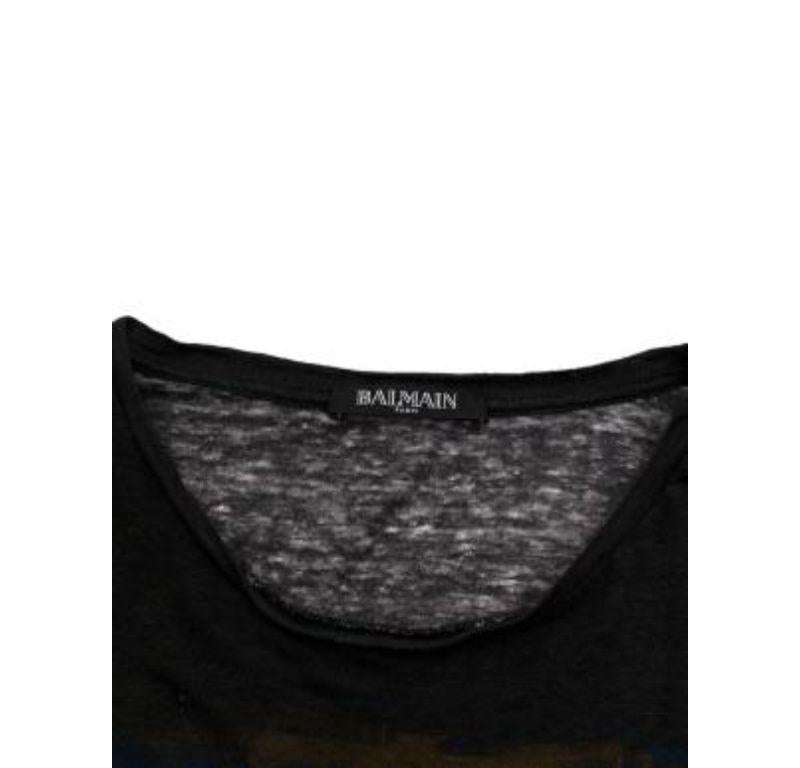 Women's or Men's Noche De Balmain Printed Sleeveless Top For Sale