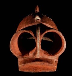 Nocturnal Bird Mask, Nigeria, Africa, circa 1950
