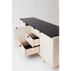 Nocturne Credenza, Bleached Maple