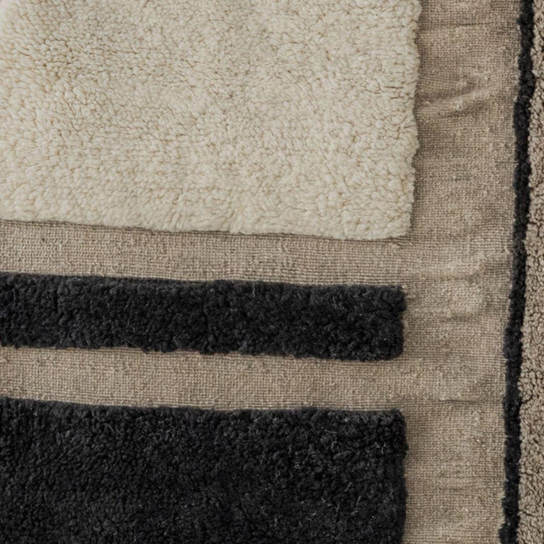 Woven NOCTURNE Custom Berber Wool Rug Modern Handwoven Large Minimalist Contemporary For Sale