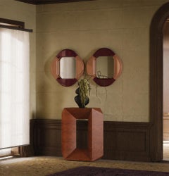 Hook Console Table by Hermhaus, Lacquered Wood, Mid-Century Modern