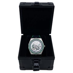 Noda Aero Series-1 43MM Steel CZ Green Skeleton Dial Automatic Watch