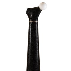 Unique Cylindrical Black Metal Noda II Floor Lamp Signature by MANUFACTURE XXI