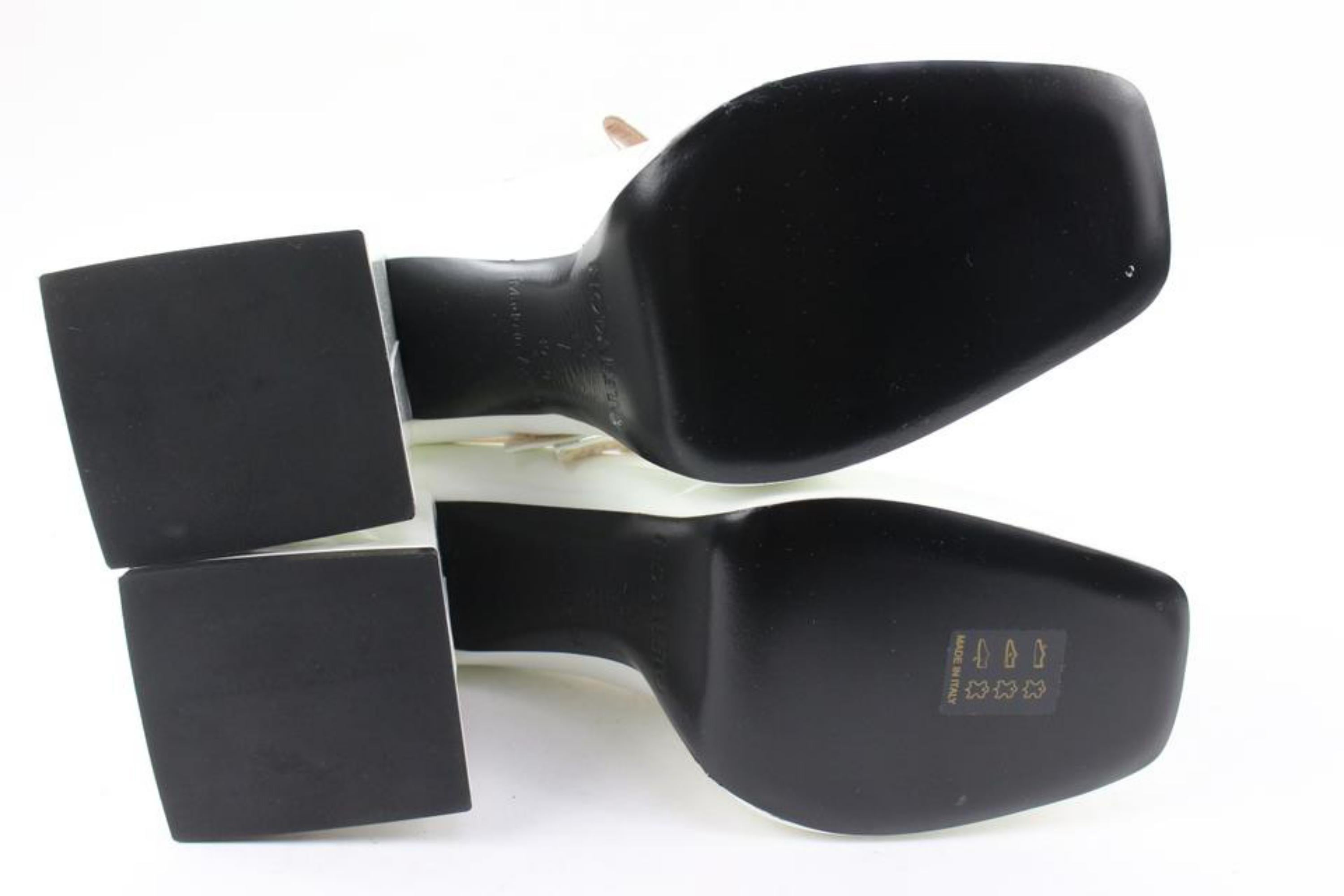 Nodaleto Size 36 Ceramic Patent Leather Bulla Babies Platforms 36n37s For Sale 4