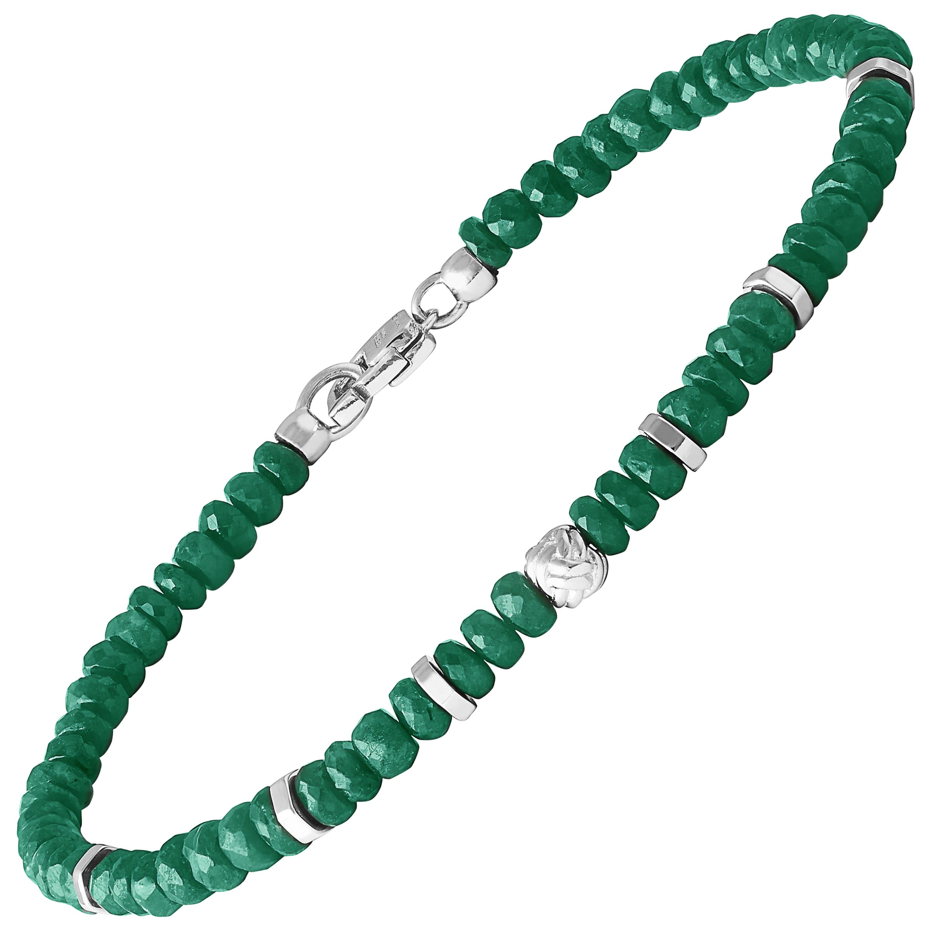 Nodo Precious Emerald Armband (klein) im Angebot