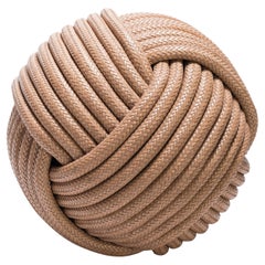 Nodo Stool - Waxed Cotton by Gio Bagnara