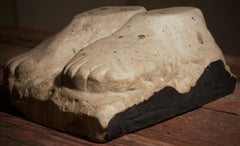 Feet (archaic fragment) - sculpture marble