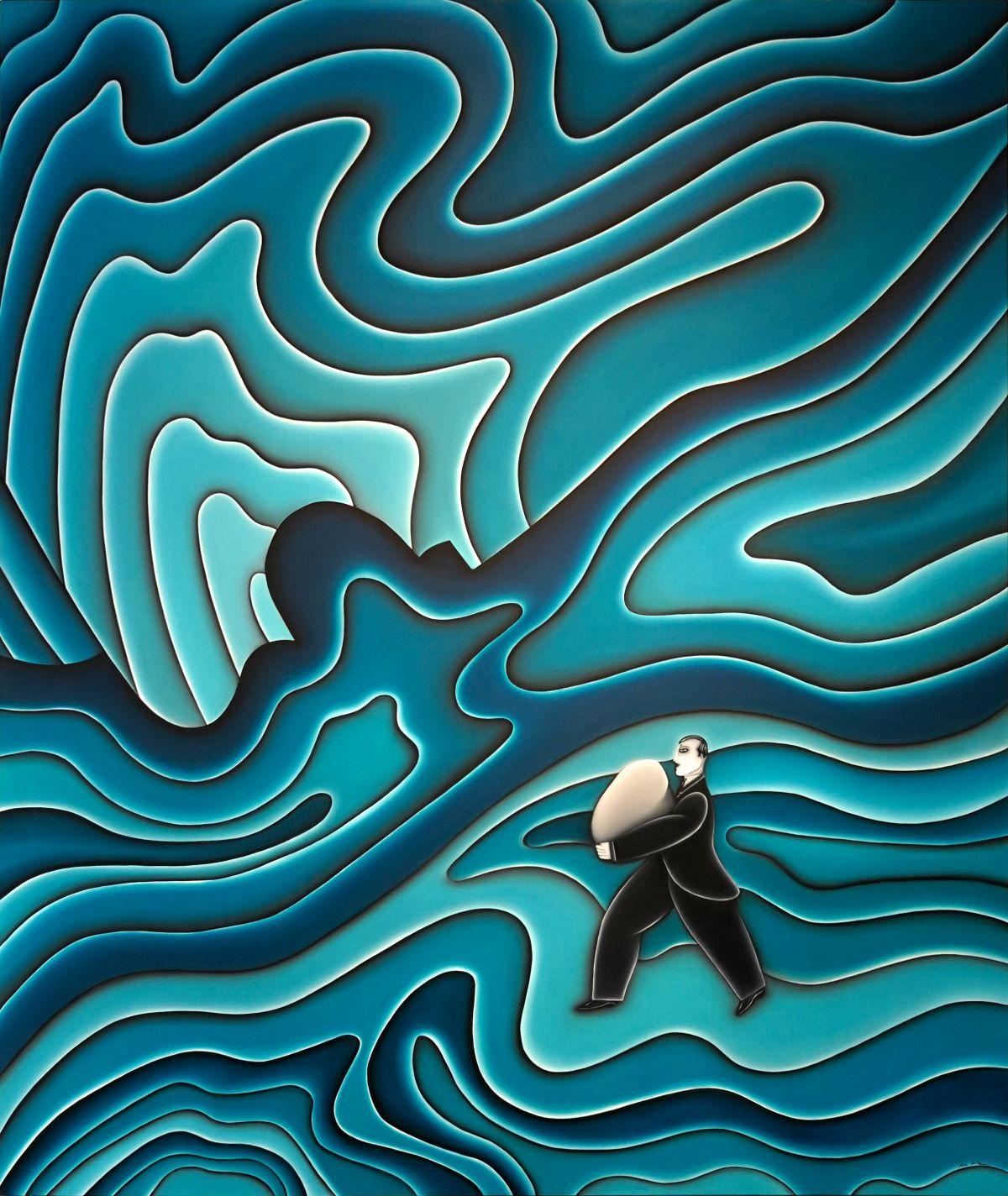 Noé Katz Figurative Painting – Tikkun