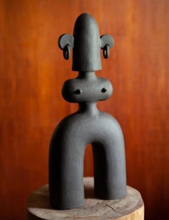 Haniwa Warrior 106 - Ceramic Sculpture, Edition 1 of 8 (Contemporary Art)