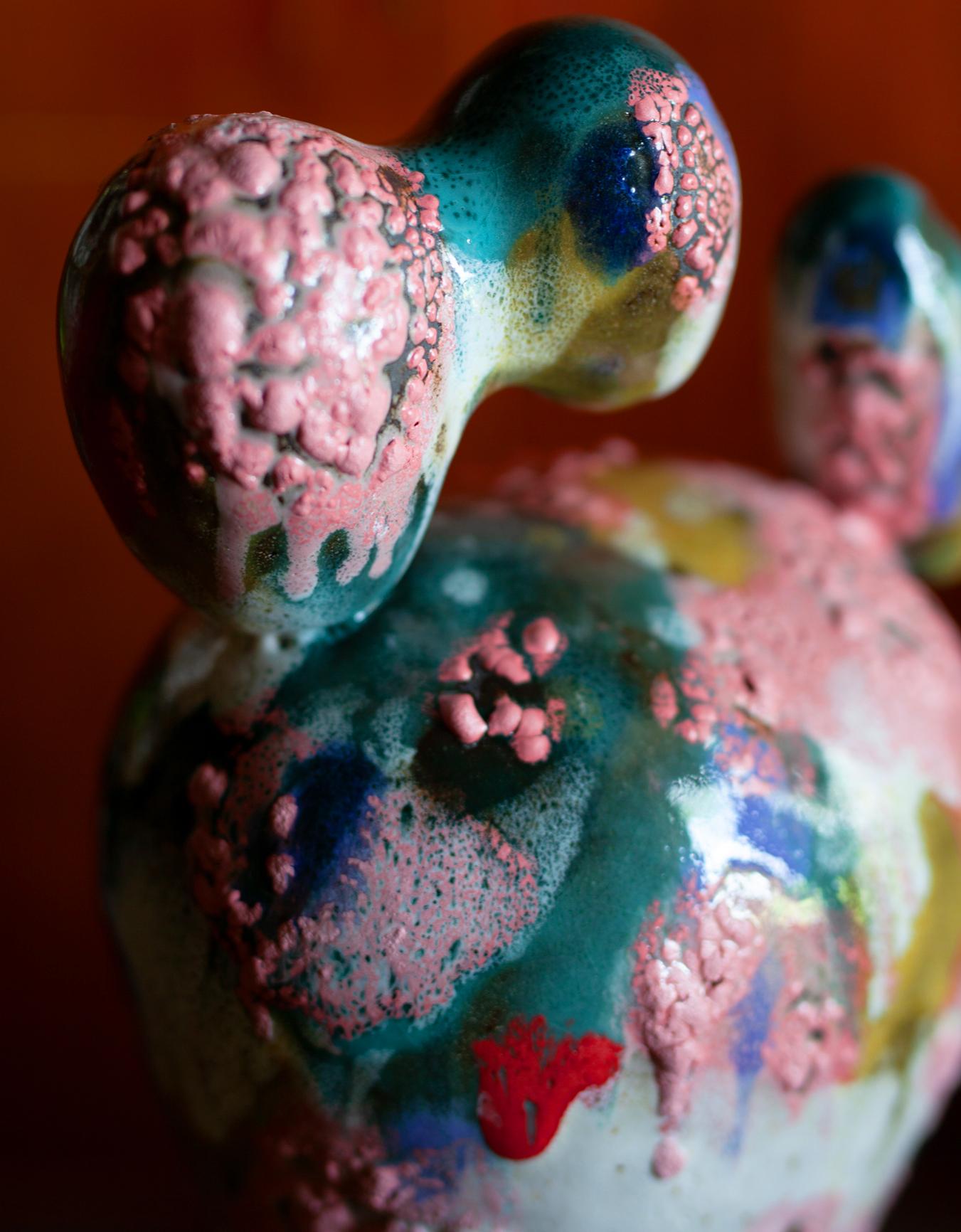 Noe Kuremoto — A Contemporary Keeper of Ancient Wisdom

Noe Kuremoto’s work exists at the intersection of mythology, memory, and modernity. A ceramic artist of singular vision, she sculpts entirely by hand, using only the simplest of tools—an
