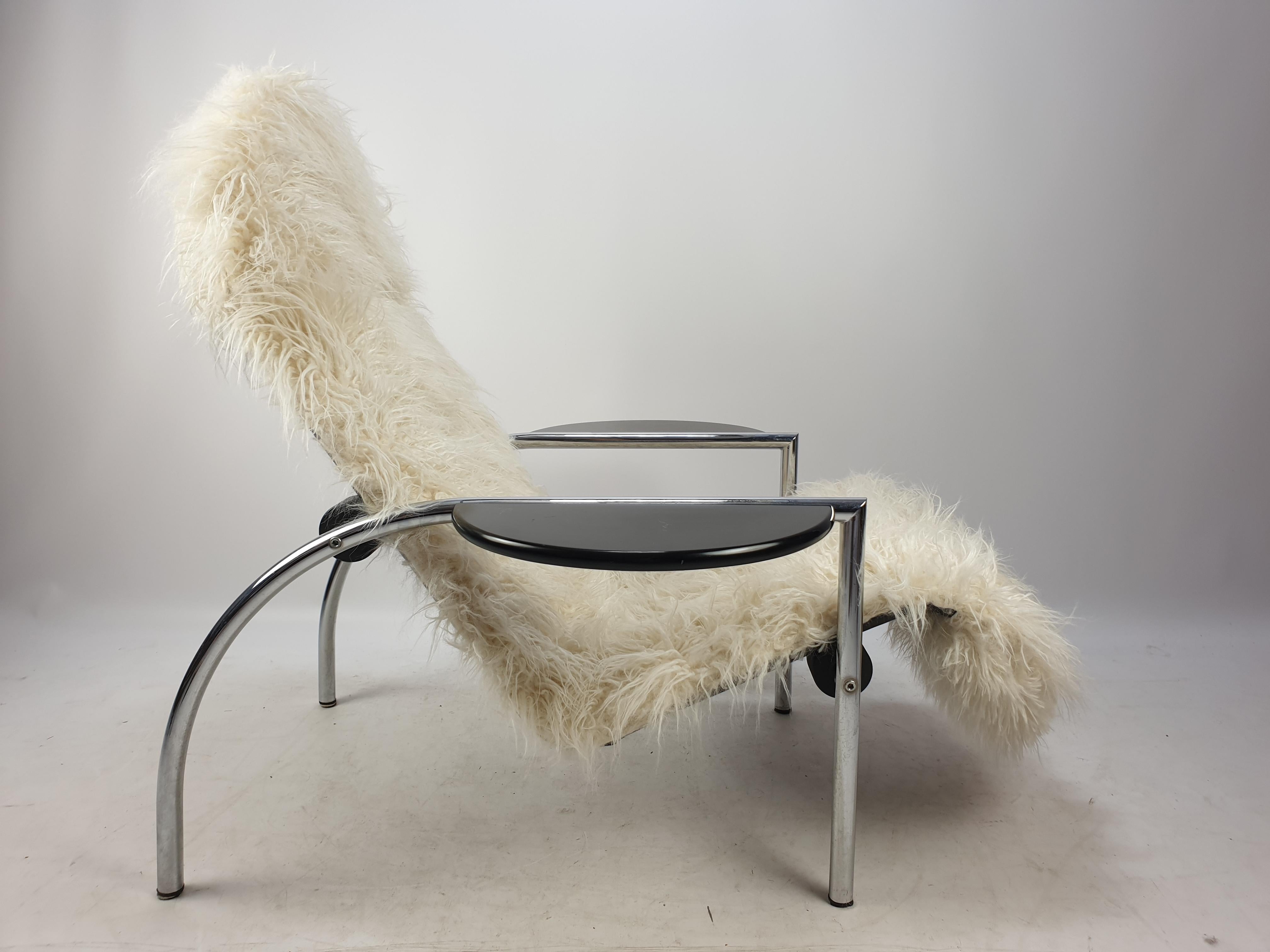 Noe Lounge Chair by Vitelli and Ammannati for Moroso, Italy, 1980's For Sale 4