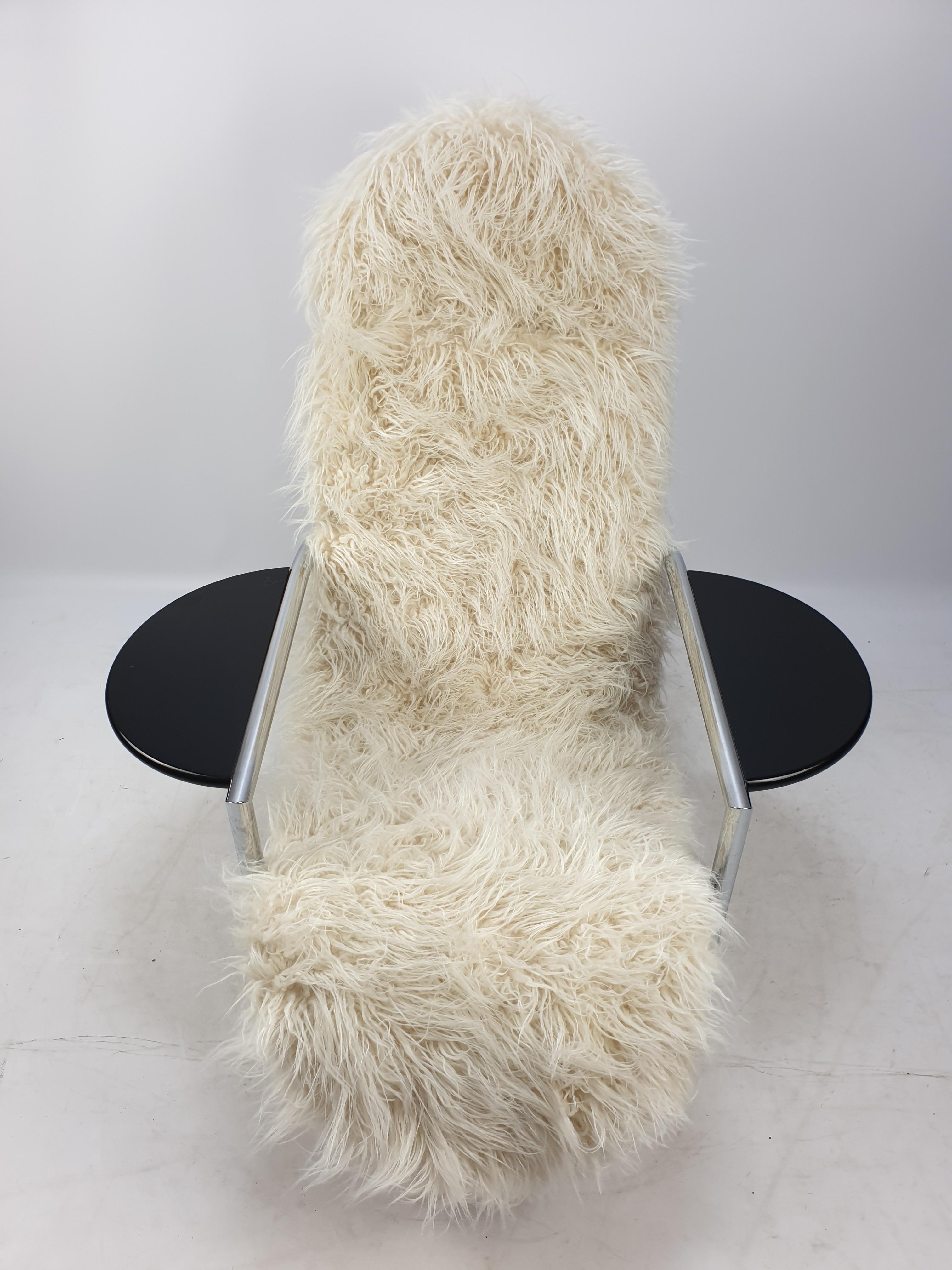 Italian Noe Lounge Chair by Vitelli and Ammannati for Moroso, Italy, 1980's For Sale