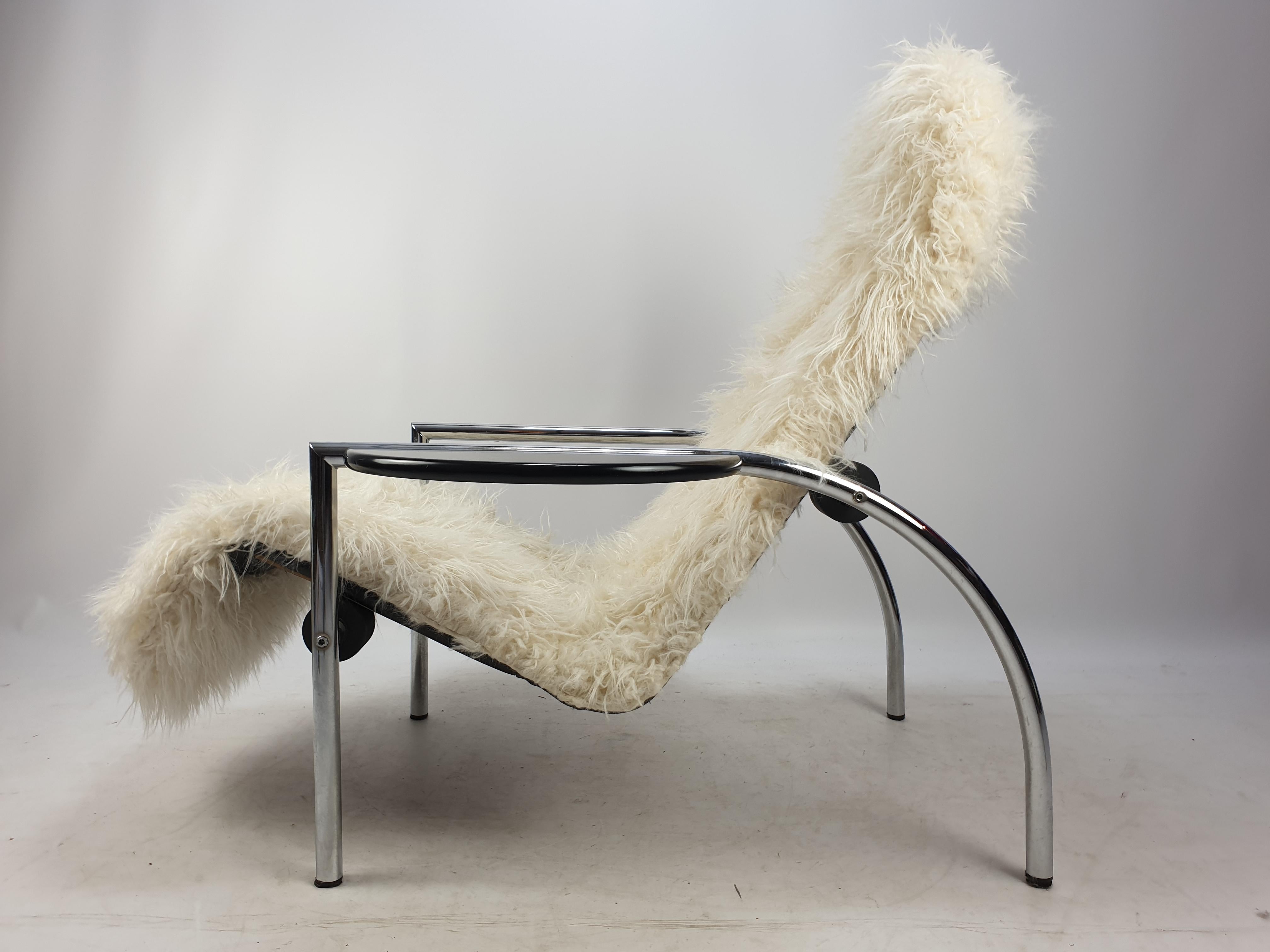 Late 20th Century Noe Lounge Chair by Vitelli and Ammannati for Moroso, Italy, 1980's For Sale