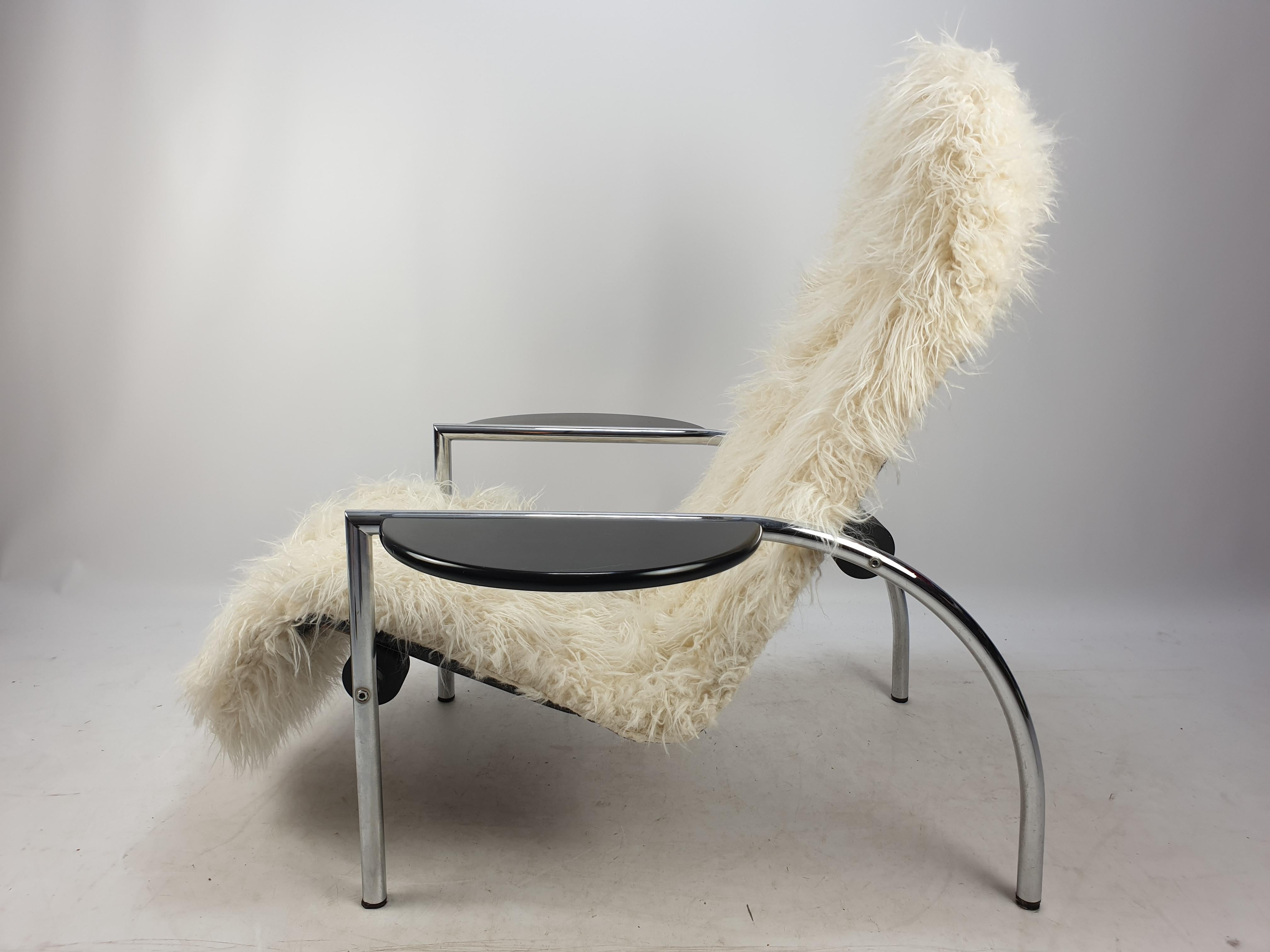 Noe Lounge Chair by Vitelli and Ammannati for Moroso, Italy, 1980's For Sale 1