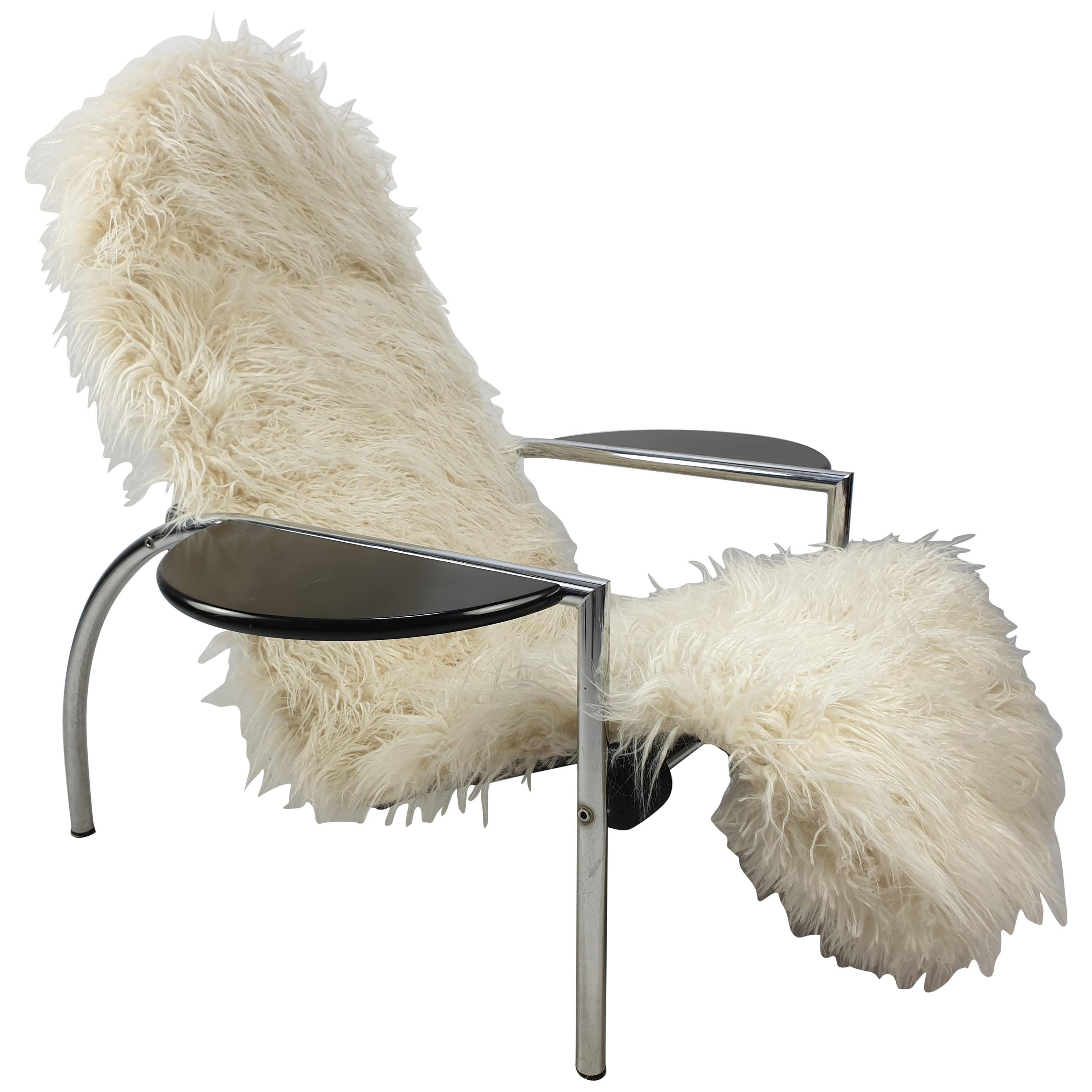 Noe Lounge Chair by Vitelli and Ammannati for Moroso, Italy, 1980's For Sale