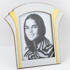 Noel BC Chrome and Brass Picture Frame, circa 1970