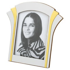 Vintage Noel BC Chrome and Brass Picture Frame, circa 1970