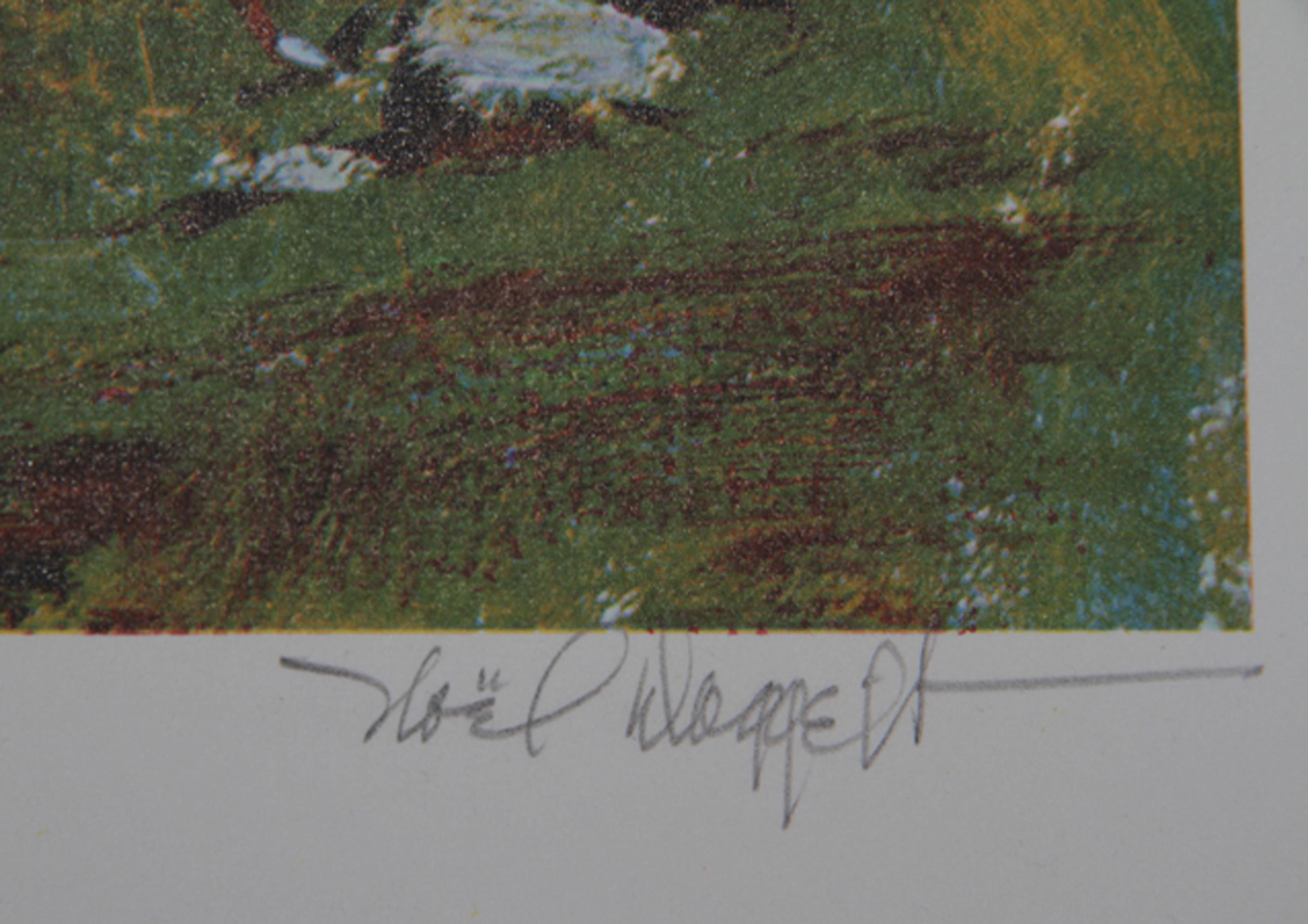 Un ramoscello spezzato, litografia d'arte western americana di Noel Daggett in vendita 1
