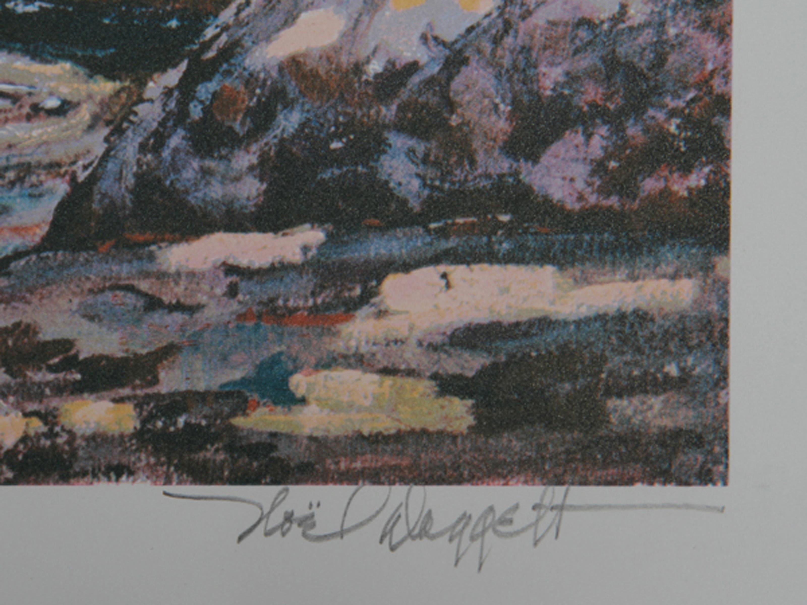 Pay Dirt, litografia d'arte western americana di Noel Daggett in vendita 1