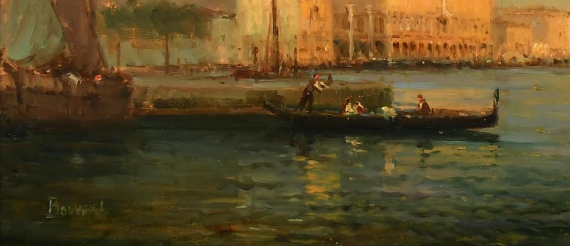 Il Canal Grande di Venezia, con San Marco in lontananza di Georges Noel Bouvard.

Firmato dall'artista.

Tela Dimensioni: 19.5